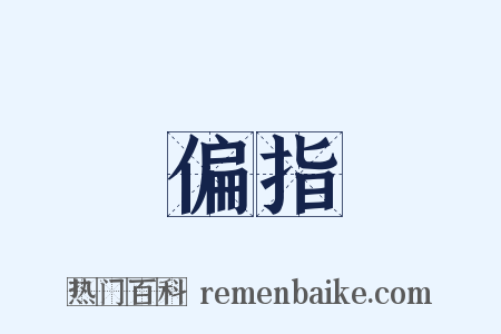 偏指是什么意思的图片